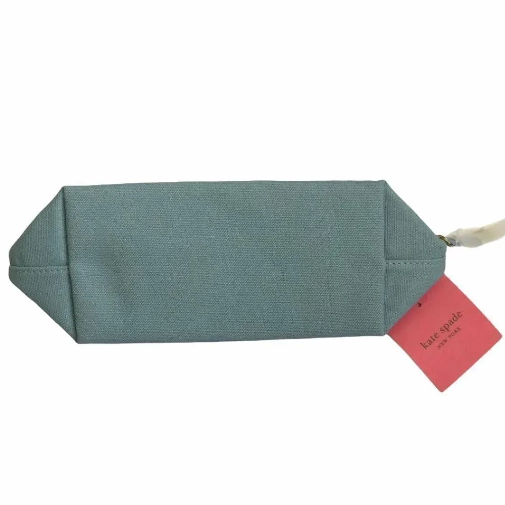 NWT Kate Spade Light Blue Cosmetic Bag in One Size